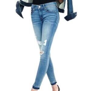 CRED NY • Distressed Denim Skinny Jeans